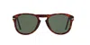 Persol 714 Round Frame Sunglasses In Brown