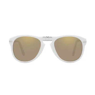 Persol 714 Round Frame Sunglasses In Multi