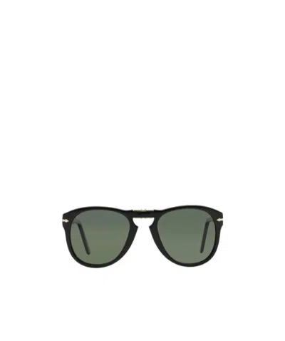 PERSOL PERSOL 714 ROUND FRAME SUNGLASSES