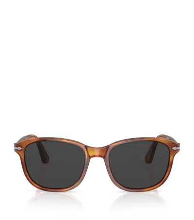 Persol Acetate Pillow Sunglasses In Brown