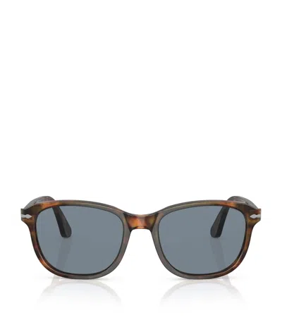 Persol Acetate Pillow Sunglasses In Brown