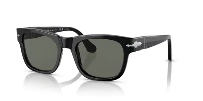 Pre-owned Persol Authentic  Po3269s 95/58 52mm Black/grey Polarized Lens In Gray