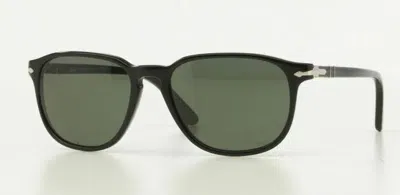 Pre-owned Persol Authentic  Sunglasses Po3019s 95/31 Black Frame Green Lens 52mm St
