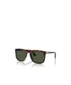 Persol Aviator Frame Sunglasses In Brown