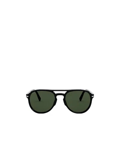 Persol Aviator Frame Sunglasses In Green