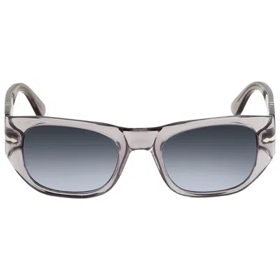 Persol Azure Gradient Blue Square Unisex Sunglasses Po3308s 309/q8 51 In Gray