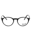 Persol Round Frame Glasses In Black