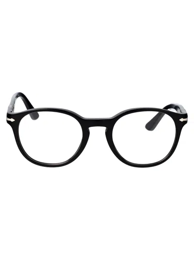 Persol Black Acetate Optical Glasses In 95 Black