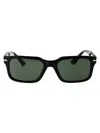Persol Black Acetate Sunglasses In Black