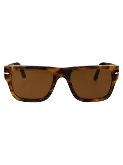 Persol Brown Havana Acetate Sunglasses