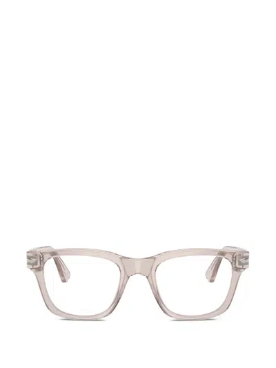 Persol Cecil Rectangle-frame Glasses In Neutral