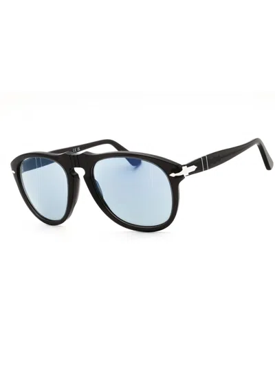Persol Classic Oval Sunglasses In Black