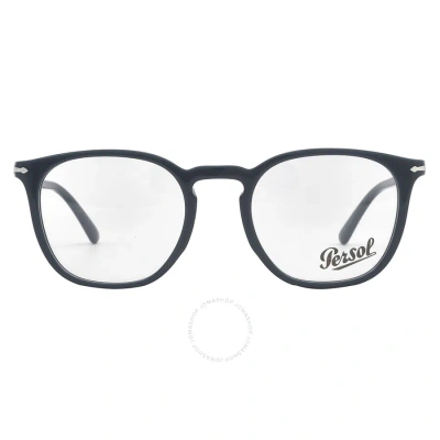 Persol Demo Phantos Unisex Eyeglasses Po3318v 1186 51 In N/a