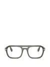 Persol Double-bridge Pilot Glasses In Black