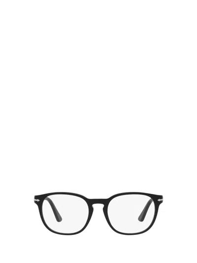Persol Round Frame Glasses In Black