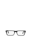 Persol Men's 51mm Rectangle Optical Glasses In Black