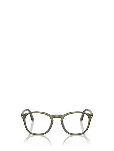 Persol Eyeglasses In Olive Transparent