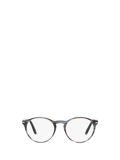 Persol Eyeglasses In Striped Blue