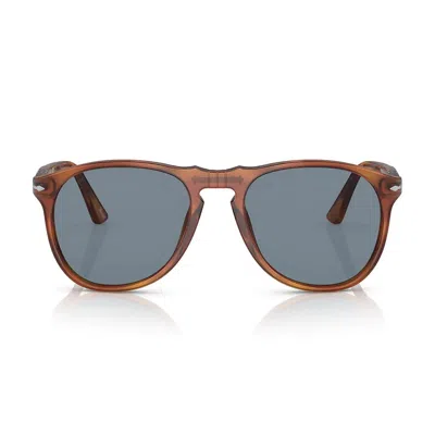 Persol Womens Brown Po0649 24/31 54-20 Round-frame Acetate Sunglasses In 96/56 Havana
