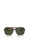 Persol Square Frame Sunglasses In Brown