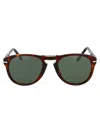 Persol Round Frame Sunglasses In Brown