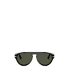 Persol Pilot Frame Sunglasses In Black