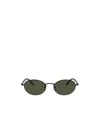 Persol Round Frame Sunglasses In Green