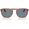 Persol Gae 55mm Square Sunglasses In Brown