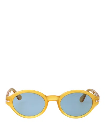 Persol Miele Acetate Sunglasses In Yellow
