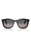 Persol Gender Inclusive 52mm Phantos Polarized Sunglasses In Black