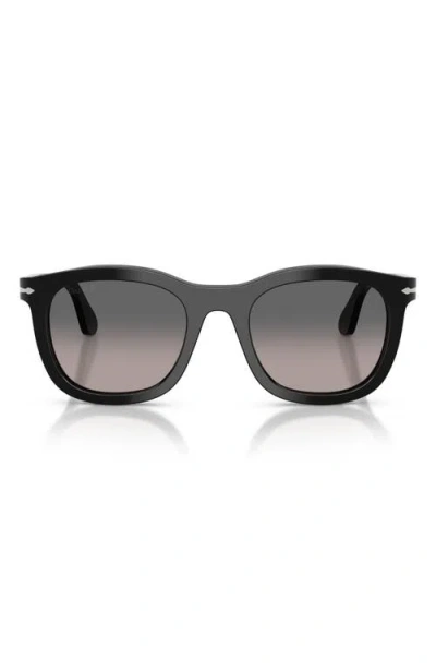 Persol Gender Inclusive 52mm Phantos Polarized Sunglasses In Black