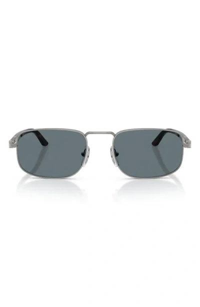 Persol Gender Inclusive Po1027s 56mm Polarized Rectangle Sunglasses