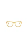 Persol Geometric Eyeglass Frames In Yellow