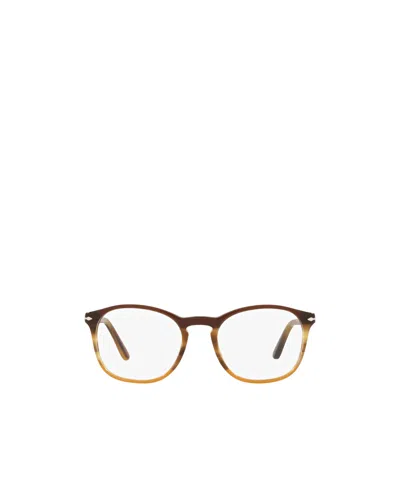Persol Geometric Flat Mirror In Brown