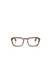 Persol Geometric Frame Plain Mirror In Brown