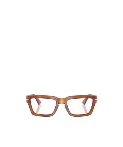 Persol Geometric Flat Mirror In Brown