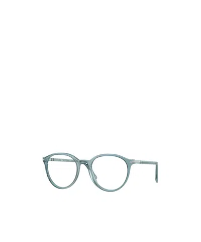 Persol Geometric Flat Mirror In Blue