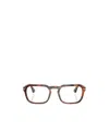 Persol Geometric Frame Plain Mirror In Brown
