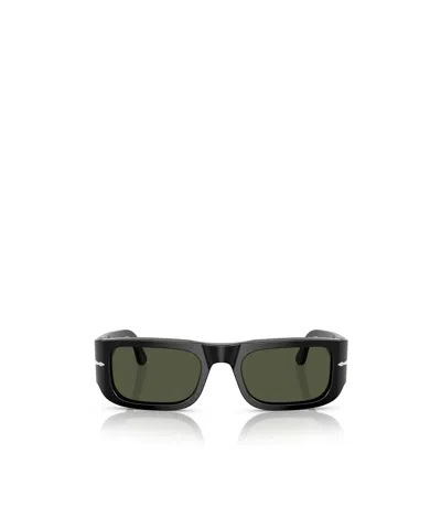 Persol Geometric Frame Sunglasses In Black