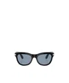 Persol Geometric Frame Sunglasses In Black