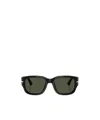 Persol Geometric Frame Sunglasses In Black