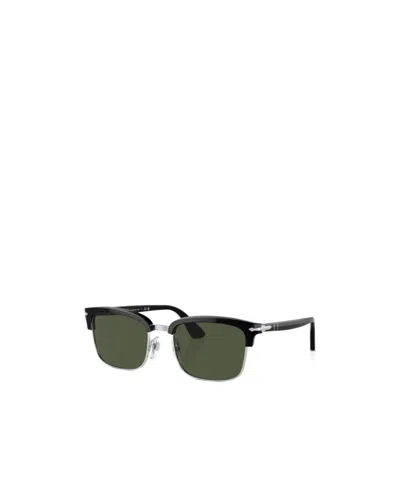 Persol Geometric Frame Sunglasses In Green