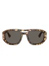 Persol Geometric-frame Sunglasses In Brown