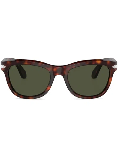 Persol Geometric-frame Sunglasses In Brown