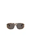 Persol Geometric-frame Sunglasses In Brown
