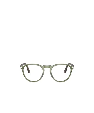 Persol Geometric Plano Mirror In Green
