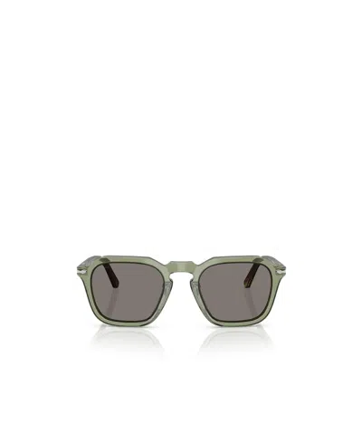 Persol Geometric Sunglasses In Green
