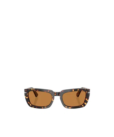 Persol Geometric Sunglasses In Brown