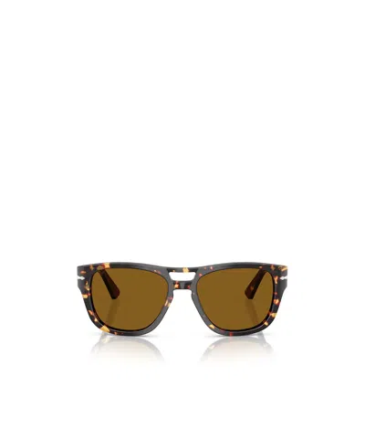 Persol Geometric Sunglasses In Brown