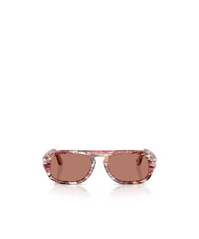 Persol Geometric-frame Sunglasses In Brown